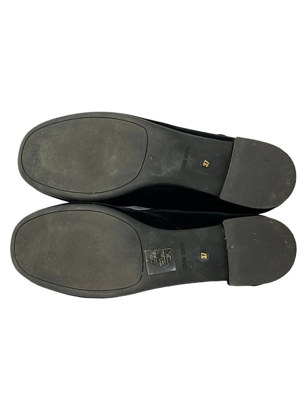 Miu Miu Flat Shoes 37 Black - Picture 4 of 6